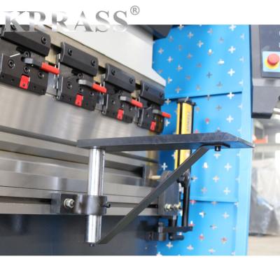 China Krrass Press Sheet Hydraulic Brake Machine Metal Bend 125Ton 4100 from China with E300 controller Te koop