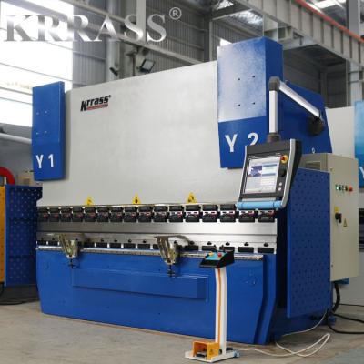 China DA66T maximum 8+1 Axis metal sheet plate hydraulic CNC press brake en venta