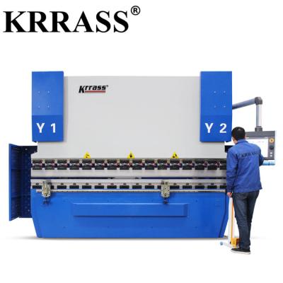 China Krrass 6 axis Electro-hydraulic servo CNC press brake machine with delem DA66T en venta