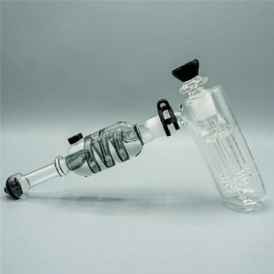 China Modern High Quality Tree Percolator Glass Gel Pipes Bongo Water Pipes Filter Bubbler Smoking Accessories for sale