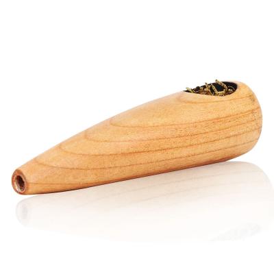 China Mini Glass Smoke Pipe Wholesale Hand Spoon Pipes Tobacco Wooden Smoking Pipes for sale