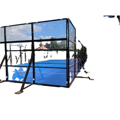 China Durable and Delicate Faither factory supply Safety Foam Sports Assembled Paddle Tennis Court Proiettori Campo Padel enhanced for sale