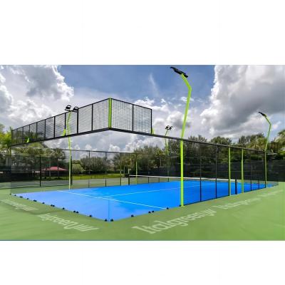 China Durable and Delicate Factory Supply Wholesale high quality Padel Tennis Court Double Enhanced for sale