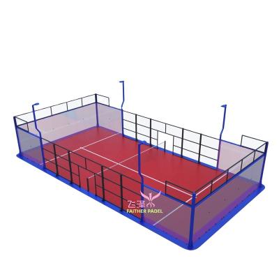 China Durable and Delicate Double Enhanced Factory Supply Wholesale high quality Padel Tennis Court for sale