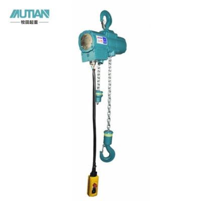 China 1Ton Explosion Proof Lifting Goods Machine Construction Lifting Pneumatic Hoists Air Crane For Sale for sale