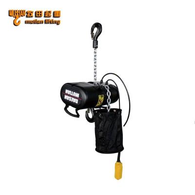 China Hotels Factory Supply Stage Crane Lifting Electric Chain Hoist Block Winch Building Construction Tools for sale