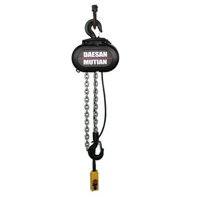 China Hotels Rate Best 1 Ton Chain Hoist Chain Stage Electric Hoist for sale