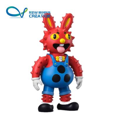 China Cartoon Toy Character Custom Vinyl Art Toy Custom Designer Vinyl Toy PVC Figures Factory Press Toys for sale