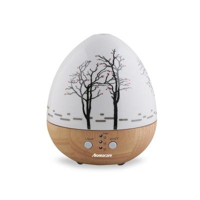 China 3d Glass Cover Favorable Price Light Diffusers Aroma Therapy Diffuser Wooden Electric Aroma Air Diffuser for sale