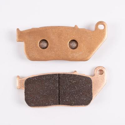 China Motorcycle Sintered Material Motorcycle Disc Brake Front Brake Pad For HARLEY DAVIDSON FA381 for sale