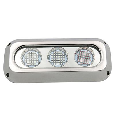 China LANDSCAPE factory direct sale 288W RGB led boat lights stainless steel underwater pool lights for sale