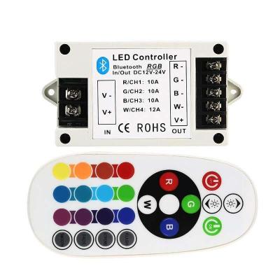 China DC12V/24V LED Lighting LC360W-24KEY Blue-tooth RGB Light Controller DC12V 360W RF Led Underwater Light Remote Control for sale