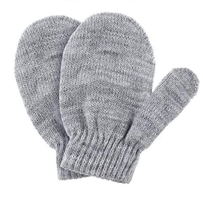 China Wholesale Comfortable Winter 100% Knitted Acrylic Kids Magic Gloves for sale