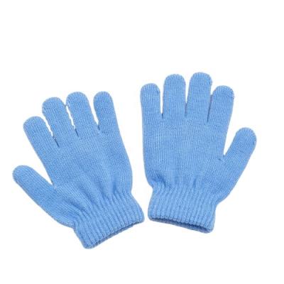 China Wholesale Cozy Kids Winter Knit Mittens Kids Thick Long Finger Gloves Cartoon Cat for sale