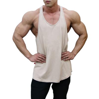 China Wholesale Latest Style 90% Cotton Vest Tank Top Bodybuilding Stringer Men Stringer Tank Top Men Breathable Latest Collection for sale