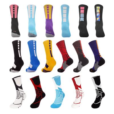 China New Trend High Quality Breathable Desgin CREW Custom Made Unisex Adults Basketball Sports Socks for sale