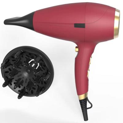 China New Design Hair Dryer AC Motor Ionic High Power 2400W Hair Dryer Professional Hair Dryer for sale