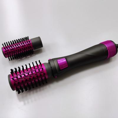 China Newest Multifunctional 2 in 1 Professional 850-1000W One Step Hair Dryer and Styler Rotating Hot Air Styler Hair Brush for sale