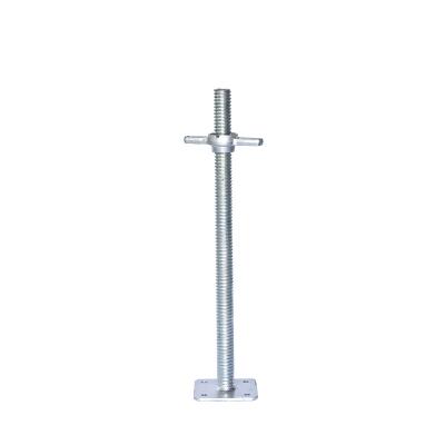 China HDG Industrial Adjustable Base Jack Ringlock Scaffolding Allround Steel Galvanized Scaffolding System For Building Construction for sale