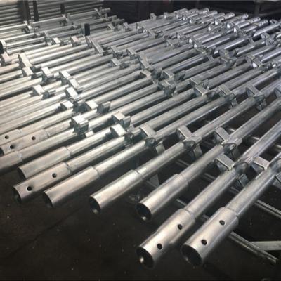 China Industrial Q345 painted steel kwikstage scaffolding parts for UK market complied with BS standard for sale