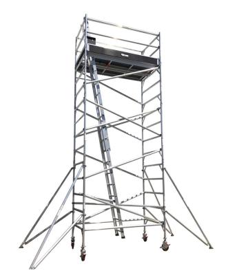 China Manufacturer Price Industrial Telescopic Aluminum Mobile Tower Scaffolding For Building Construction for sale