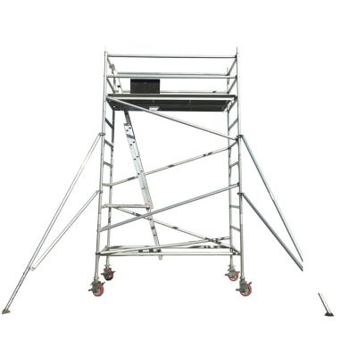 China 3M-8m Height Industrial Platform Aluminum Telescopic Scaffolding Tower for sale