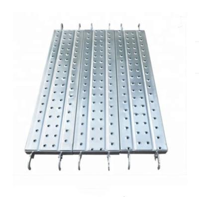 China Industrial Galvanized Steel Scaffold Board Metal Scaffold Plank Hook Plank Scaffolding Steel Panel for sale