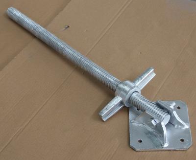 China modern scaffold screw adjustable solid low jack post for kwikstage cuplock ringlock frame scaffolding for sale