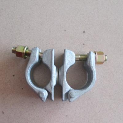 China Traditional EN74 Forged Swivel Coupler Scaffolding Accessories Couplers Clamps Galvanized On Sale for sale