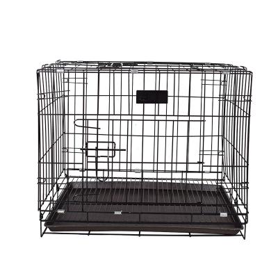 China Wire Pet Cage Small Dog Cage Dog Teddy Cat Rabbit With Toilet Room Dog Cage Pet Supplies for sale