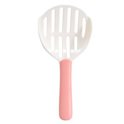 China Two Color Plastic Tofu Filter Scoop Cat Litter Scoop Pet Cat Litter Scoop Plastic Toilet Cleaning Products for sale