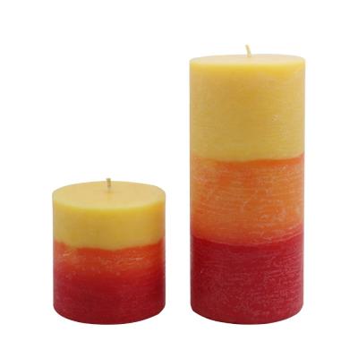 China Home Luxury Natural Cheap Pillar Natural Beeswax Decoration Artistic Candle Pillar Candles Artistic Candles for sale