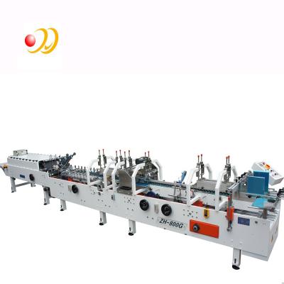 China Crash Lock Bottom Folder Gluer Machine With Remote Control Airplanes 0-220m / min for sale