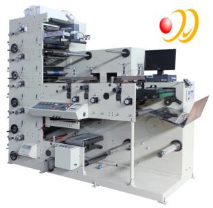 China 3 Farb-flexographische Druck-Maschine der Phasen-380V 50HZ 5 mit der UV-Aire zu verkaufen