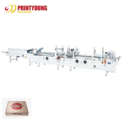 China ZH-600G 380V 3.2KW Crash Lock Bottom Carton Folder Gluer Machine for sale