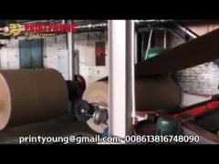 PRYWJ100-1800 3 Layer Steam Heating Corrugated Cardboard Machine Production Line