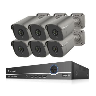 China NIGHT VISION security camera system 5mp camera kit ip network security poe camera audio system à venda