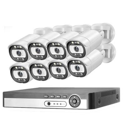 China PAN-TILT Motion Surveillance System 8 CH 8 Channel Nvr 5MP Poe Cctv Ptz Bullet Camera Kit for sale