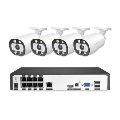 China NIGHT VISION 5Mp HD Nvr Kit IP Poe CCTV Face Detection Alarm System Camera Video Two Way Audio Surveillance à venda