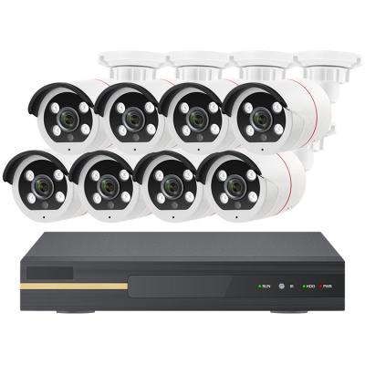 中国 NIGHT VISION P2P HD Surveillance 8 Camera Kit 8 Channel 8mp 4K Security Camera Two Way Audio System 販売のため