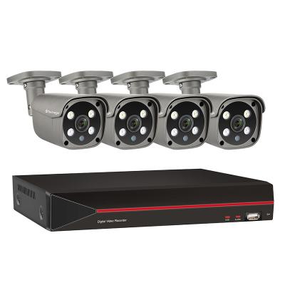 Cina 4K NIGHT VISION Security Camera System Poe IP Camera 4K Ultra HD 8Mp Audio Record Surveillance AI System in vendita