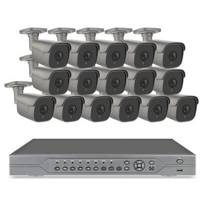 China Best CCTV System 16 Security Camera Built-in Siren Audio and Visual System 16 Channel IP Camera Security Camera System zu verkaufen