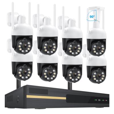 China PAN-TILT OEM 8Channel 3MP Wifi Nvr Kit 3MP Full HD ODM Camera AI Home Camera PTZ Dome CCTV System for sale