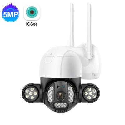 中国 360 Degree Detection Ptz Human Dome Camera Two Way Audio NIGHT VISION IP Wifi Outdoor 5Mp Camera 販売のため