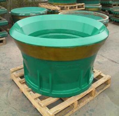 China Metso / Hartl  Cone Crusher Spare Parts Cone Crusher Concave High Hardness for sale