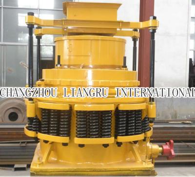 China Spring Cone Hydraulic Crushing Machine , Large Crushing Ratio Ore Rock Crusher Machine for sale