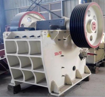 China High Capacity Jaw Crusher Machine PE 500 X 750 20 - 52 T / H Mining Rock Crusher for sale