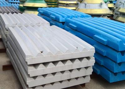 China Jaw Crusher Jaw Plate Casting Abrasion Resistant High Manganese Steel Fixed for sale