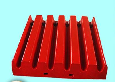 China Metso Crusher Spare Parts Jaw Plate C125 , Customized Ore Mining Fixed Jaw Plate for sale