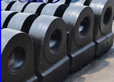 China Heat Resistance Rock Crusher Spare Parts Alloy Hammer Head High Toughness Impact Strength for sale